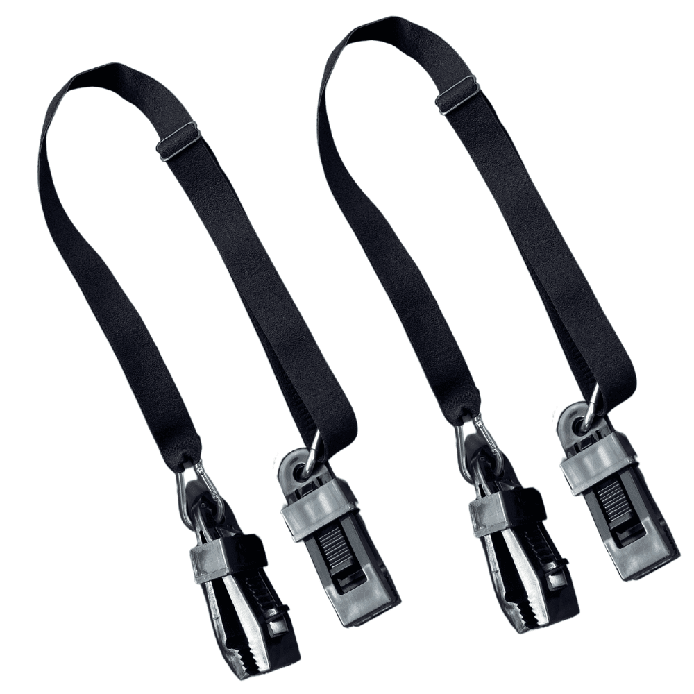 Elastic Crocodile Clip Straps (Pair)
