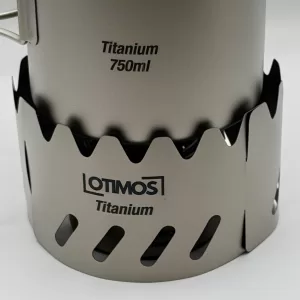 Otimos Titanium Stove Wind Shield